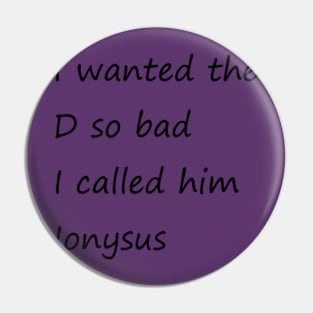 Dionysus Pin