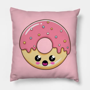 Kawaii donut hole Pillow