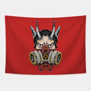 Devil mask Tapestry