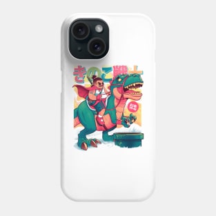 Mushrrom Warrior & Dinosaur Phone Case