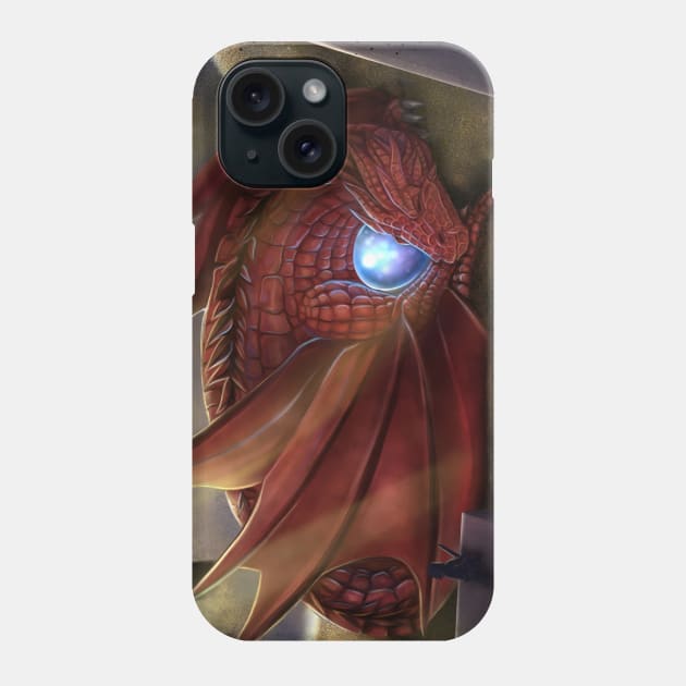 Sleeping Dragon Phone Case by Yunuyei's Store