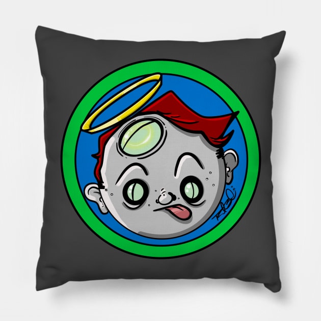 ZomBoy Pillow by RobotBarf