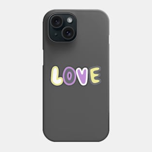 non-binary love Phone Case