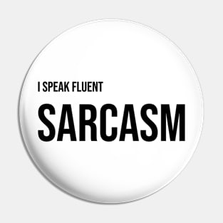 Sarcasm Speaker Tee - Master the Art of Irony Pin