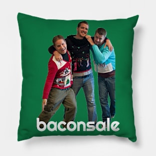 Ugly Christmas Baconsale Pillow