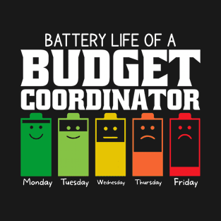 Battery Life Of A Budget Coordinator T-Shirt