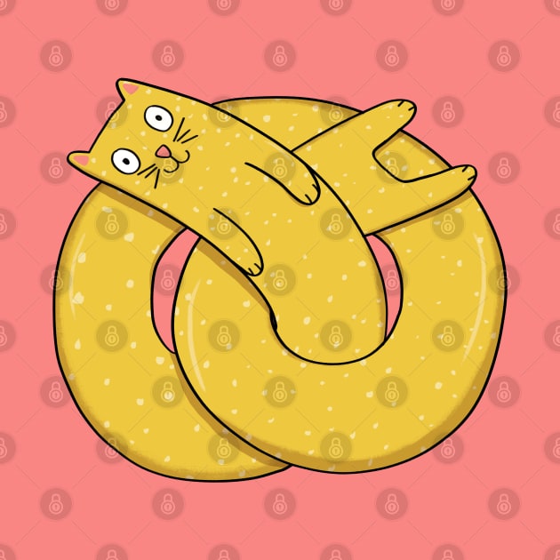 Pretzel Cat by Drawn to Cats