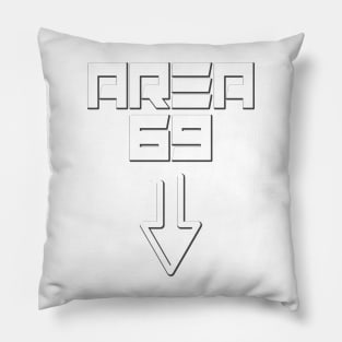 UFO Area 51 funny Pillow