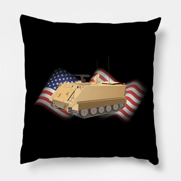 Patriotic Military APC M113 Pillow by NorseTech