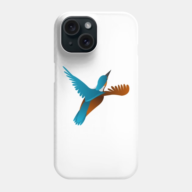 kingfisher bird Phone Case by s4rt4