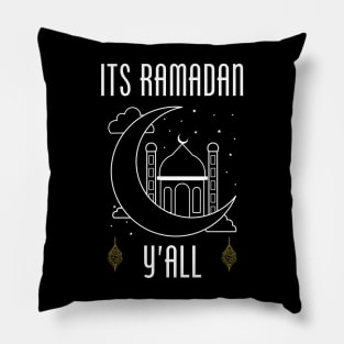 its ramadan yall | ramadan fasting mode on islamic art Pillow