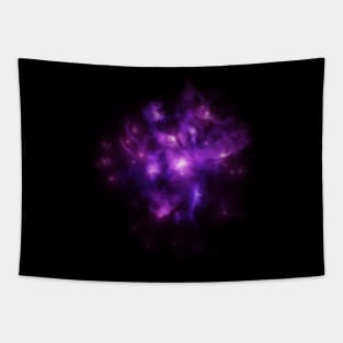 Deep space purple nebula Tapestry