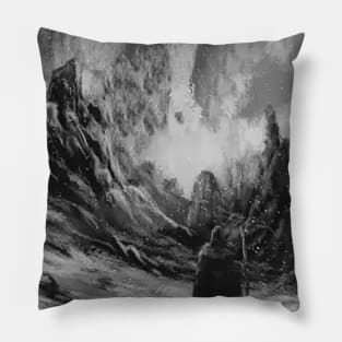 Swedish Black Metal Art Pillow