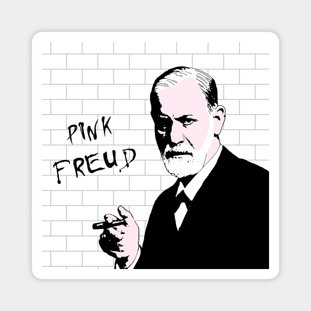 Pink Freud Magnet by candhdesigns