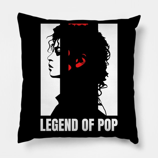 Black history month - Famous pop musician Pillow by Rain Moon