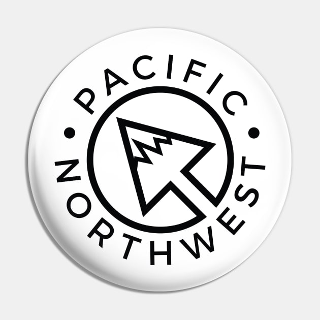 PNW Arrow Pin by RainShineDesign