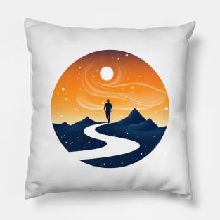 The Path of Life Pillow