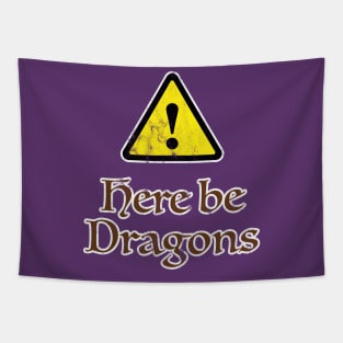 Here Be Dragons Tapestry