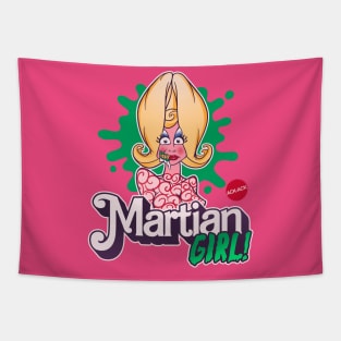 Martian Girl Tapestry