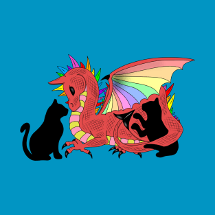 Dragon and kitties T-Shirt