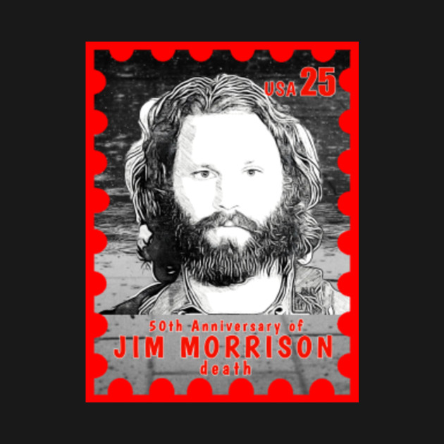 Discover Jim Morrison 50th anniversary - Rock Bands - T-Shirt