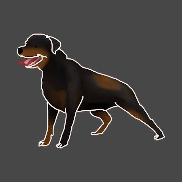 Rottweiler by Kcael