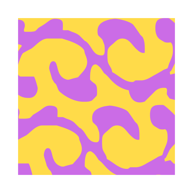 Abstract pattern purple swirl by Word and Saying