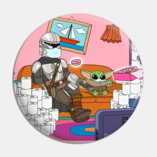 Baby on Couch TP Pin