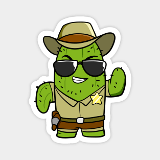 Cactus Sheriff Magnet