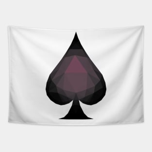 Ace of Spades Low Poly Tapestry