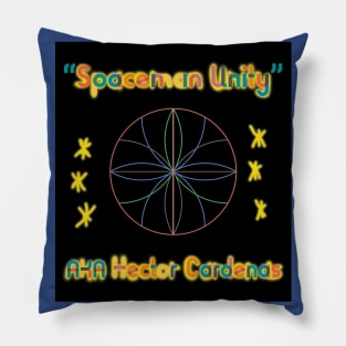 Spaceman Unity Tagged Pillow