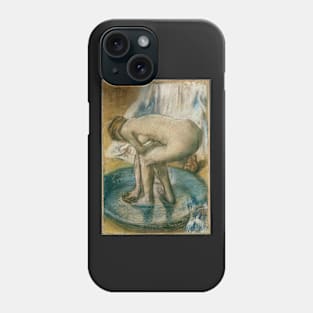 Woman Bathing in a Shallow Tub Phone Case