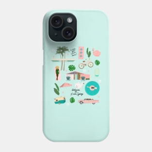 Welcome to Palm Springs Print Phone Case