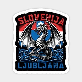 Slovenija - Dragon Ljubljana Symbo Magnet