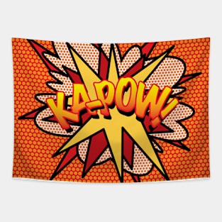 Comic Book Pop Art KAPOW Tapestry