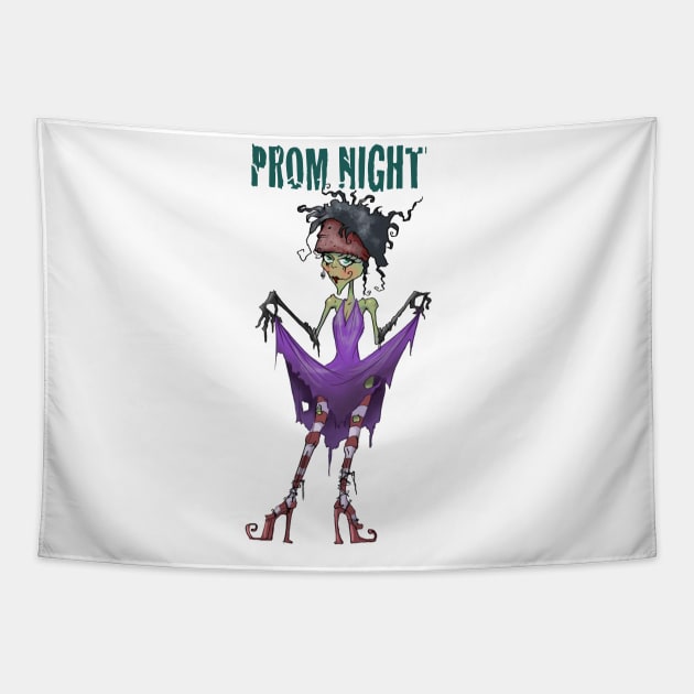 prom night Tapestry by Tony Morgan