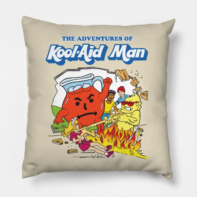 Kool Aid Man Comic Pillow by Chewbaccadoll