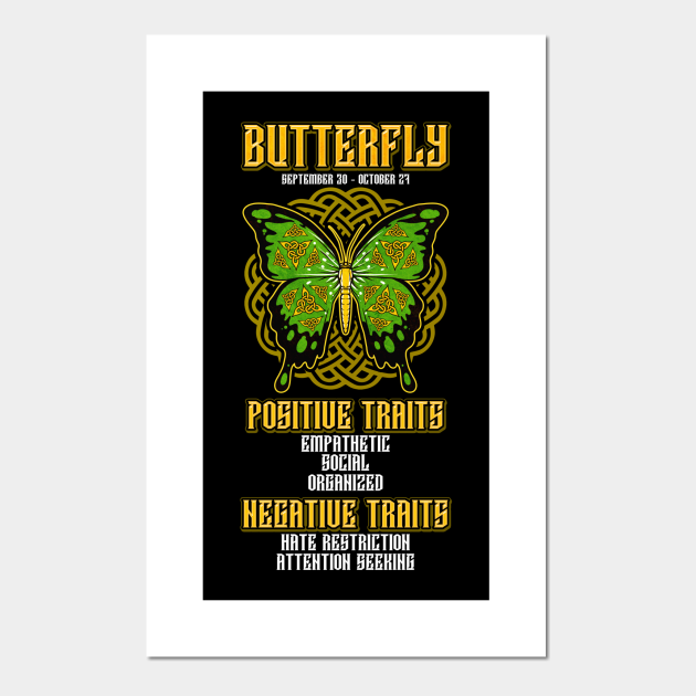 Celtic Zodiac Sign Butterfly Celtic Tree Astrology