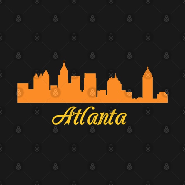 Atlanta Skyline by Sarah Creations