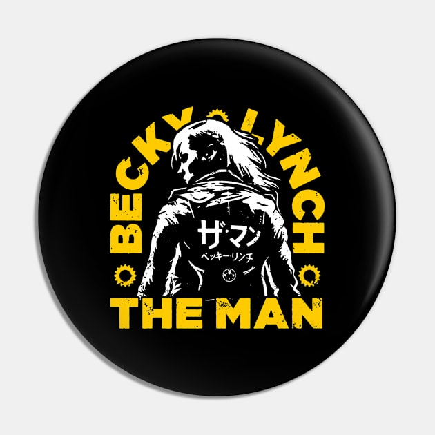 Becky Lynch - The Man Pin by lightsdsgn