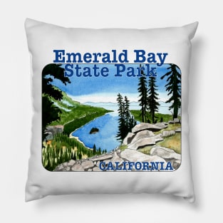 Emerald Bay State Park, California Pillow