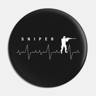 Sniper Heartbeat Shooting CSGO PUBG Gaming Pin