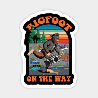 Bigfoot skateboard Magnet