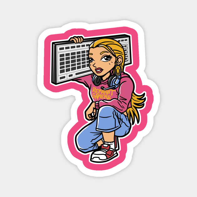 GamerGirlW Magnet by REMNANT GAMERS