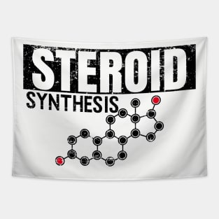 Steroid Synthesis-Steroid Molecule Tapestry