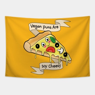 Vegan Puns Are Soy Cheesy Tapestry