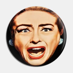 Joan Crawford Screaming Pin