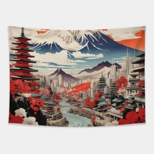 Chita Japan Vintage Poster Tourism Tapestry