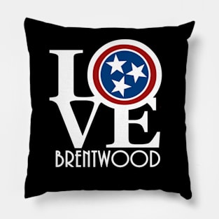 LOVE Brentwood Tennessee Pillow