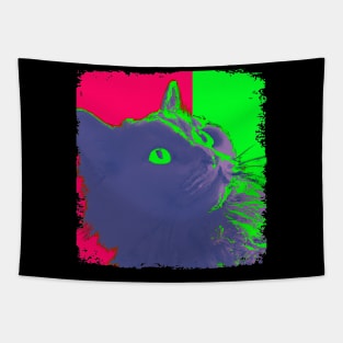 Nebelung Cat Pop Art - Cat Lover Gift Tapestry